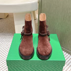 BV James Ankle Boot Brown Suede 548536