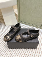 CC 25s AW Ballet Flat Black Sequin Woven 612351
