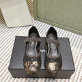 CC 25s AW Ballet Flat Black Sequin Woven 612351