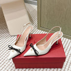 VT 26s Slingback 70 White Patent Calfskin 612248