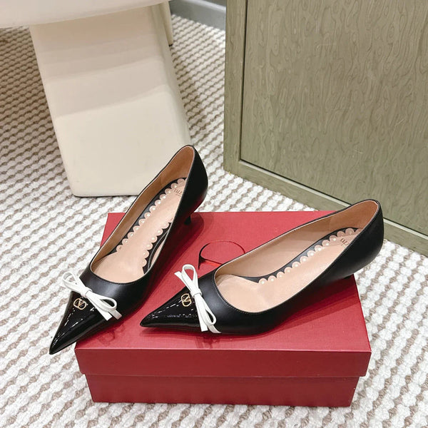 VT 26s Pump 45 Black   Leather 612251