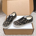 CD Saltwind Sneaker Black Beige Oblique Jacquard Cotton 632436