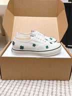 CD Saltwind Sneakers White Four-leaf Clover Embroidery Canvas 632439