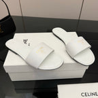 CL Coast Mule White Calfskin 725653