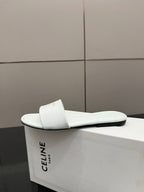 CL Coast Mule White Calfskin 725653