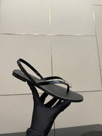 CL Biki Sandal Black Calfskin 725675