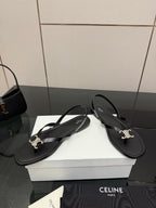 CL Biki Sandal Black Calfskin 725675