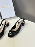 CD 25 Slingback Heel Black 307170