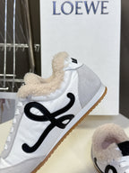 Loewe Ballet Runner 2.0 Sneaker Grey Suede Shearing 536831