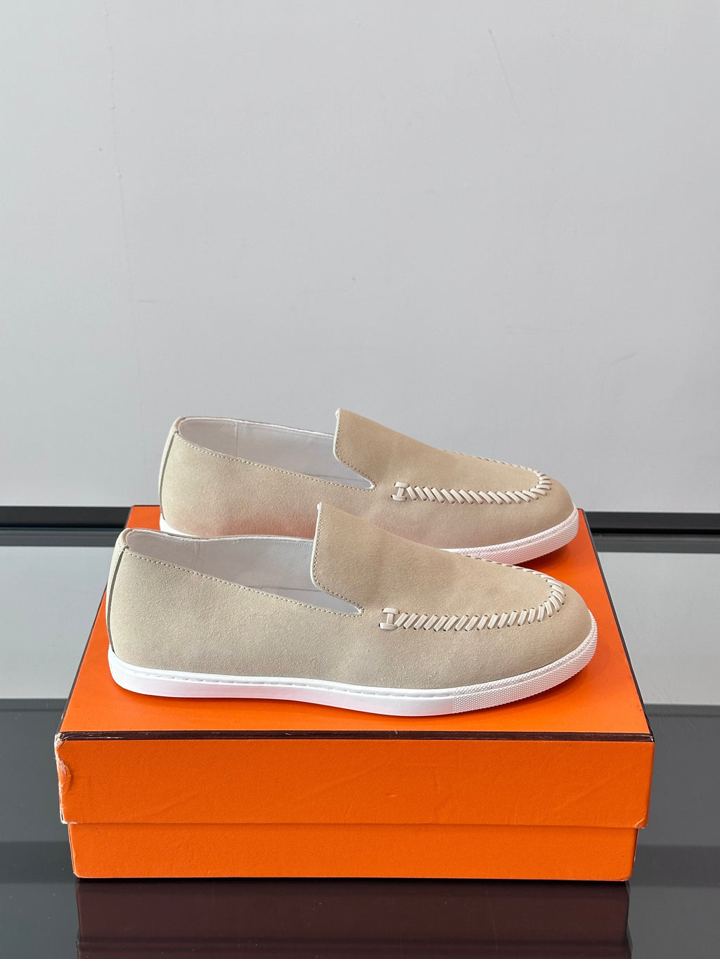 HM Men's Kiddy Slip-on Beige Suede 718279