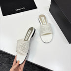 CC 25 Slippers Satin and Sheepskin 270798