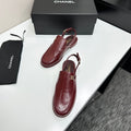 CC SS 2026 Pre Slingbacks Burgundy Calfskin 630506