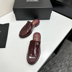 CC SS 2026 Pre Loafer Sandal Burgundy Calfskin 630476
