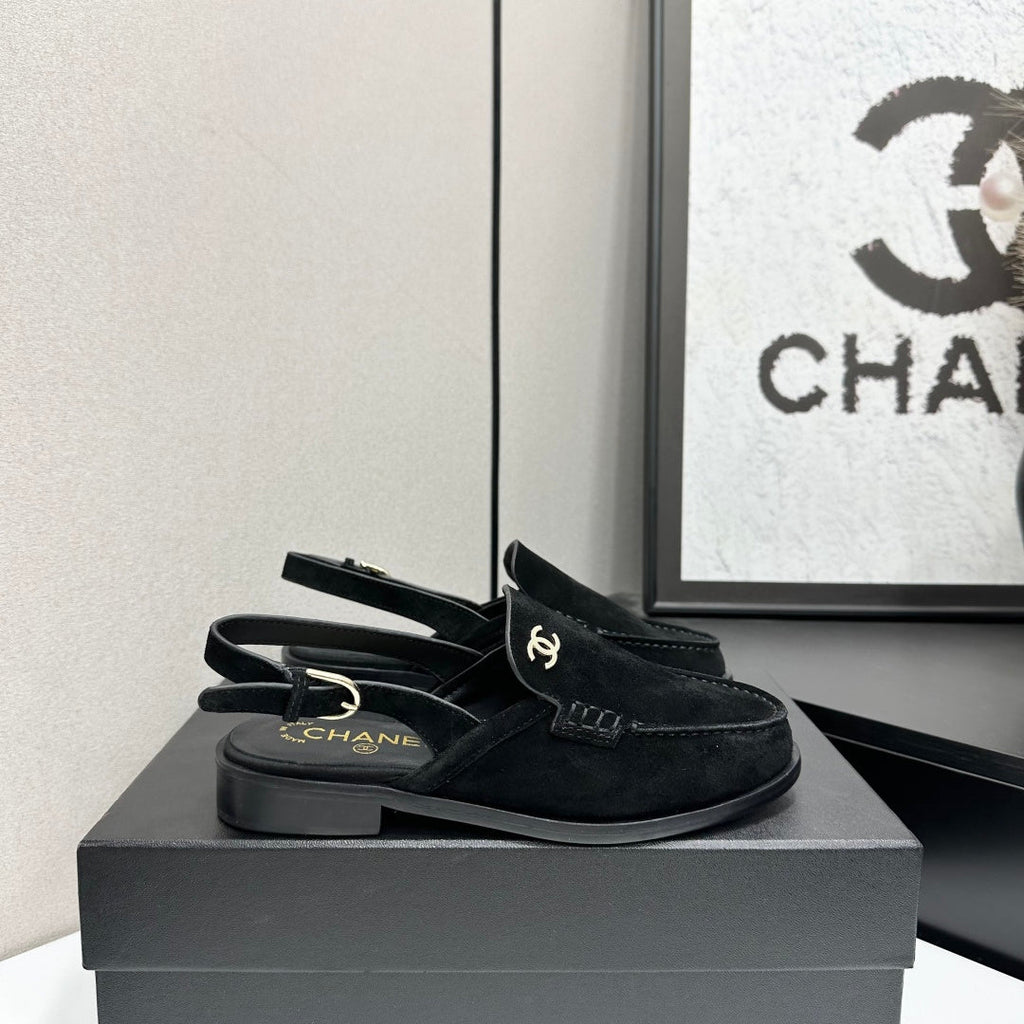 CC SS 2026 Pre Slingbacks Black Suede 630480