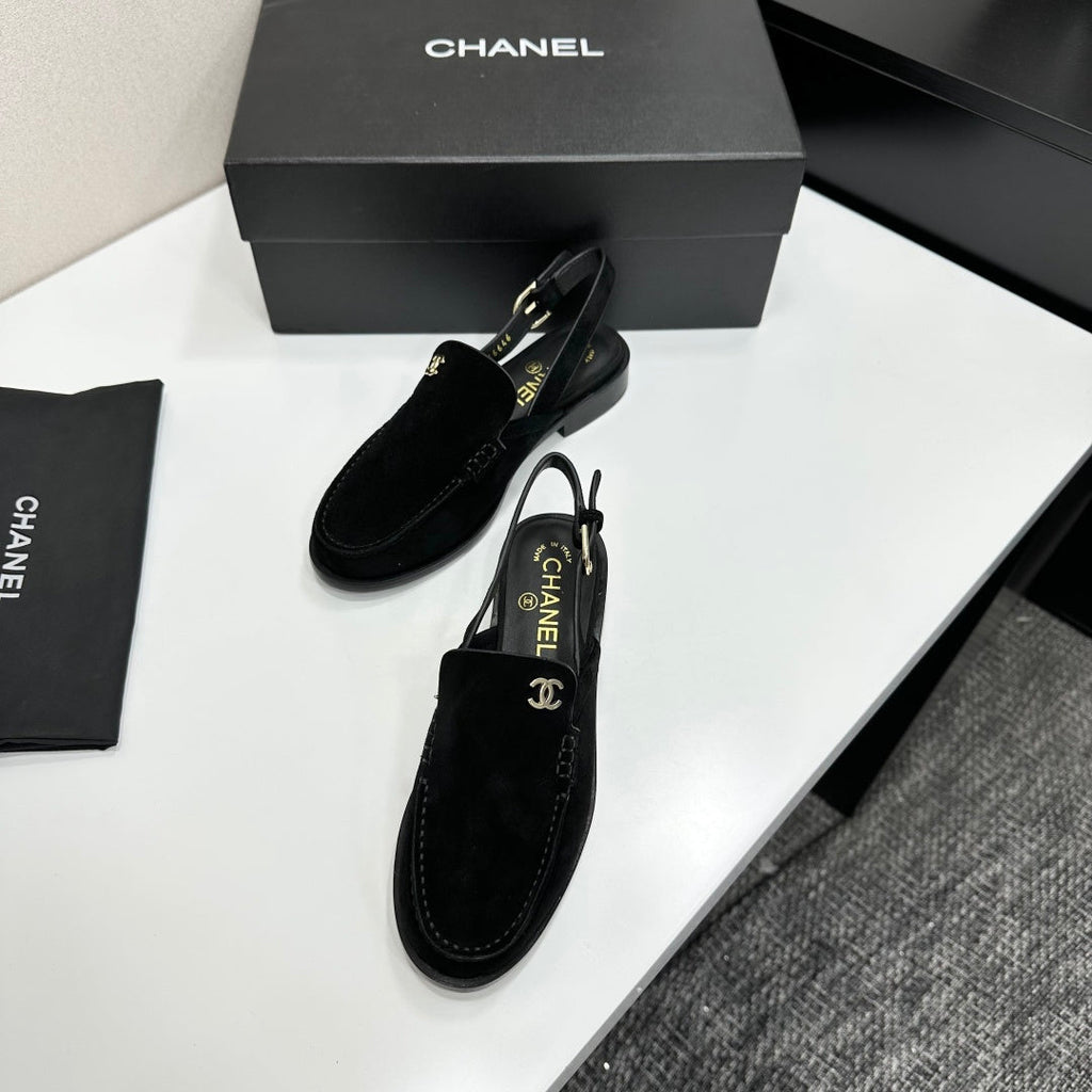 CC SS 2026 Pre Slingbacks Black Suede 630480