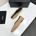 CC 26s Ballet Flats Beige Suede 743134