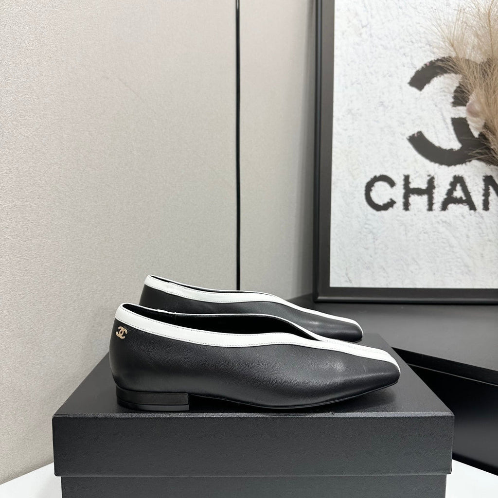 CC 26s Ballet Flats Black Sheepskin 743137