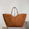 Y Tote Bag Brown Suede