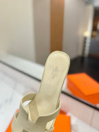 HM Oasis Sandals Pale Yellow Cowhide 294840