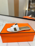 HM Oran Sandal White Etoupe Cowhide 294858
