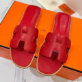 HM Oran Sandal Red Goatskin 294860