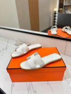 HM Oran Sandal White Goatskin 294863