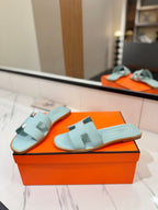 HM Oran Sandal Blue Goatskin 294864