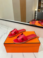 HM Oran Sandal Red Perforate Cowhide 294879