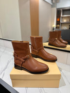 Valentino 2025 Pattie Boot Brown Calfskin 560749