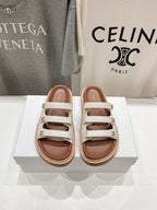 CELINE Dad Sandal Mule White Cowhide 236752