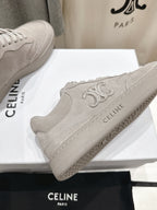 CELINE 25C SNEAKERS GRAY SUEDE 236764
