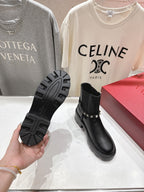 VT ankle boots black calfskin 174449