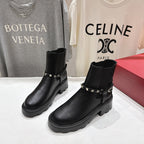 VT ankle boots black calfskin 174449