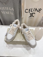 Golden Goose 2025 Star Sneaker Ivory Silver mix Pink Wool Cowhide 491647