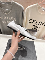 Prada 25s Sneakers white sheepskin 535497