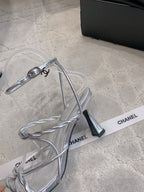 CC 26s Strappy Sandals 7.5cm Sliver Sheepskin 723622