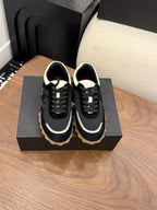 CC 2026 Sneaker Black Fabric Suede Calfskin 676171