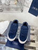 CD B33 Sneaker 30mm In Navy Blue Suede 100660