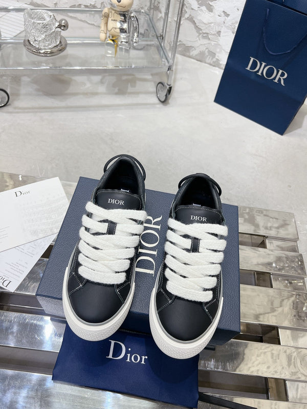 CD B33 Sneaker 30mm In Black Calfskin 100662