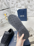 CD B33 Sneaker 30mm In Black Calfskin 100668