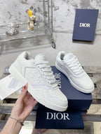CD B27 Sneaker 30mm In White Calfskin 100629