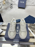 CD B33 Sneaker 30mm In Light Grey Monogram Calfskin 100558