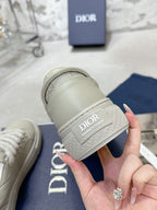 CD B33 Sneaker 30mm In Light Grey Monogram Calfskin 100558
