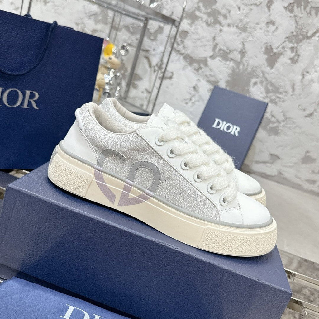 B33 Sneaker 30mm Grey Mix White Monogram Calfskin  103964