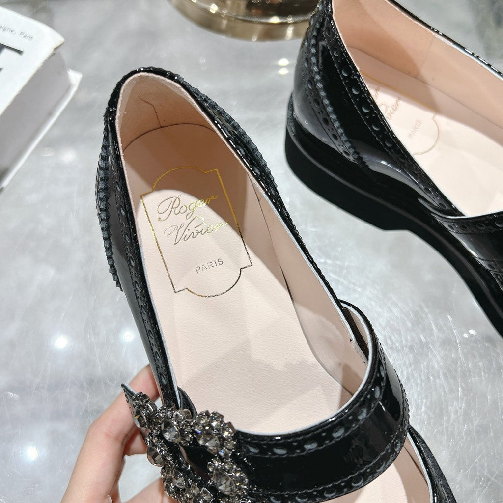 Viv 25 Mary Jane Black Calf Patent Leather 235397