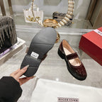 Viv 25 Mary Jane Brown Calf Patent Leather 235398