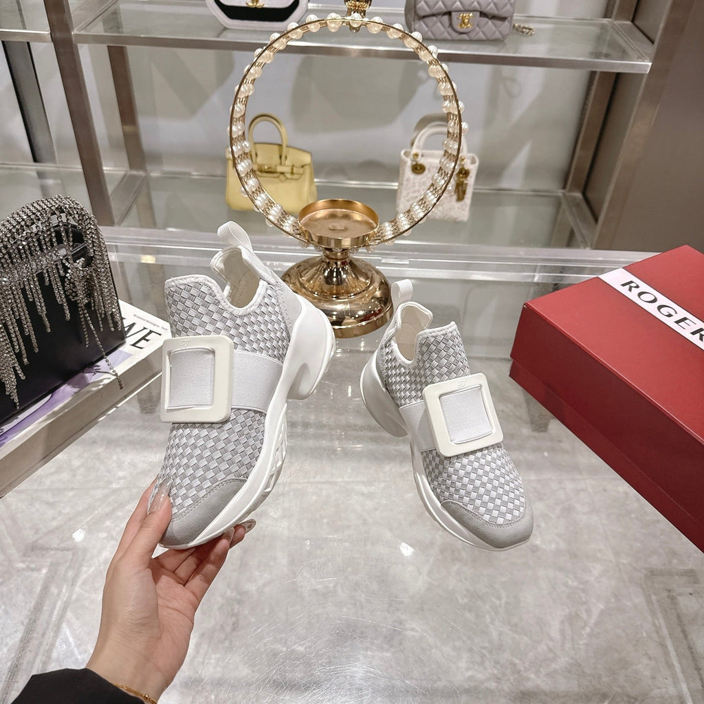 Viv Sneaker Grey Custom Woven 262958