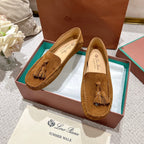 LP Dot sole walk mocassin Cocoa Suede 214999