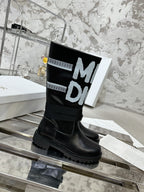 CD D-Major Boot In Black Lambskin 100578