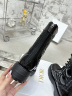 CD D-Unit Ankle Boot In Black Glossy Cowhide 100585